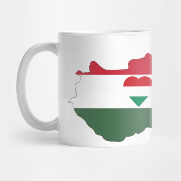 Hungary in the heart by cartography